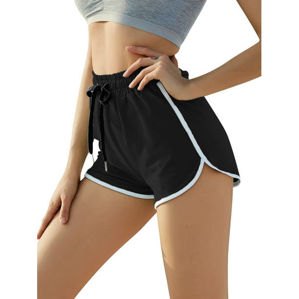 Keaac Womens Casual Yoga Mini Shorts Summer Sports Hot Shorts Pants 